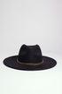 black chain fedora