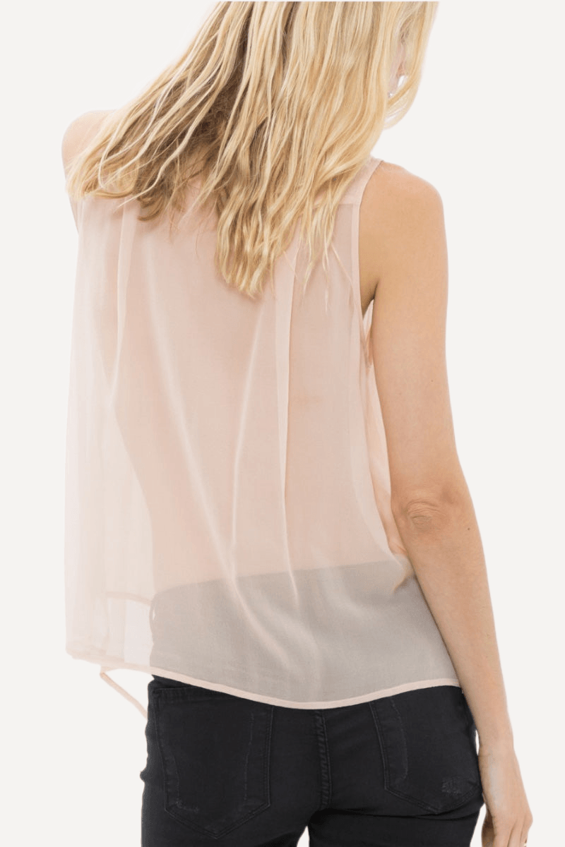 Silk Drape Blouse - LK’s Boutique