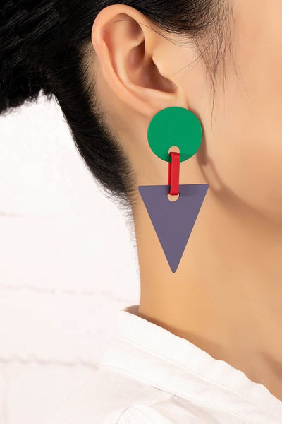 Triangle Drop Earring