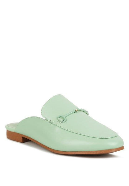 mint green mules