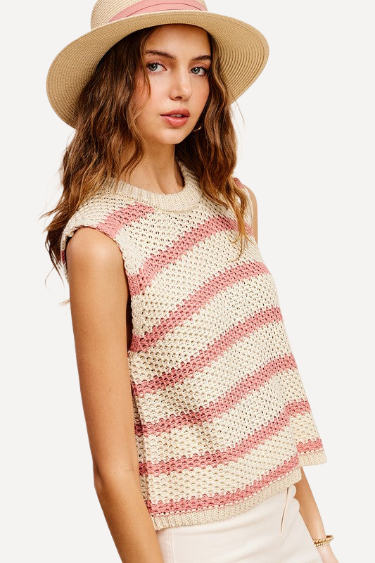 spring knit top women fashion design