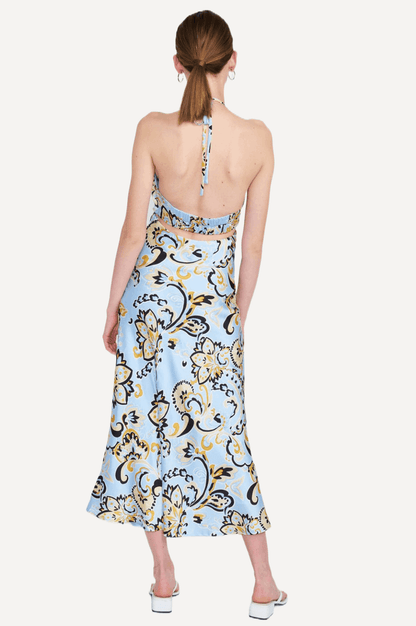 Blue Paisley Maxi Dress - LK’s Boutique