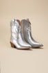 silver Western Booties