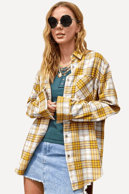 Flannel Plaid Shirt - LK’s Boutique