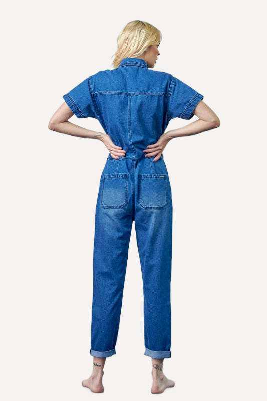 For Her Denim Jumpsuit