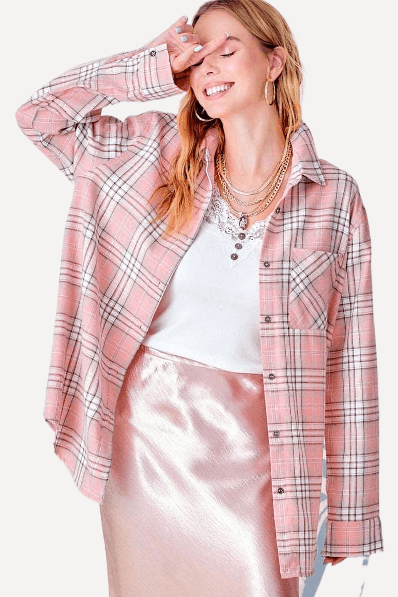 Flannel Plaid Shirt - LK’s Boutique