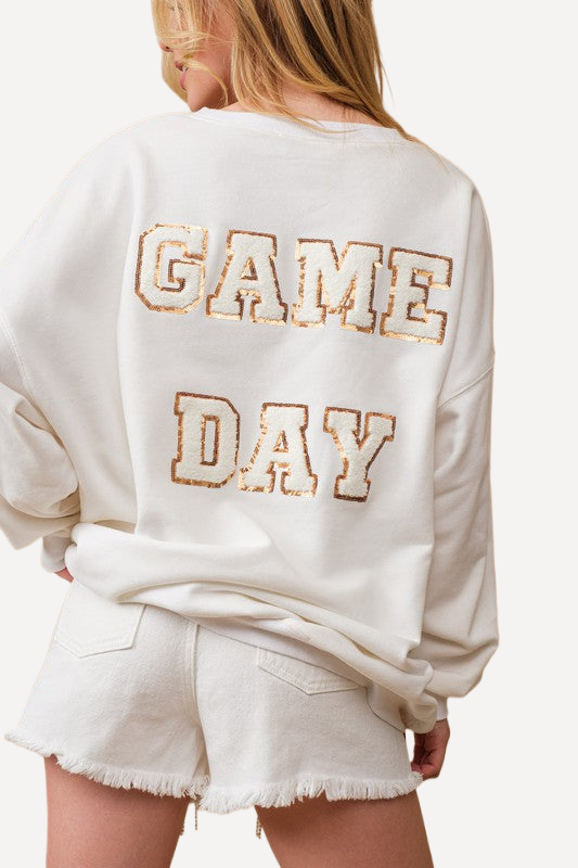 golden Game Day Terry Sweatshirt