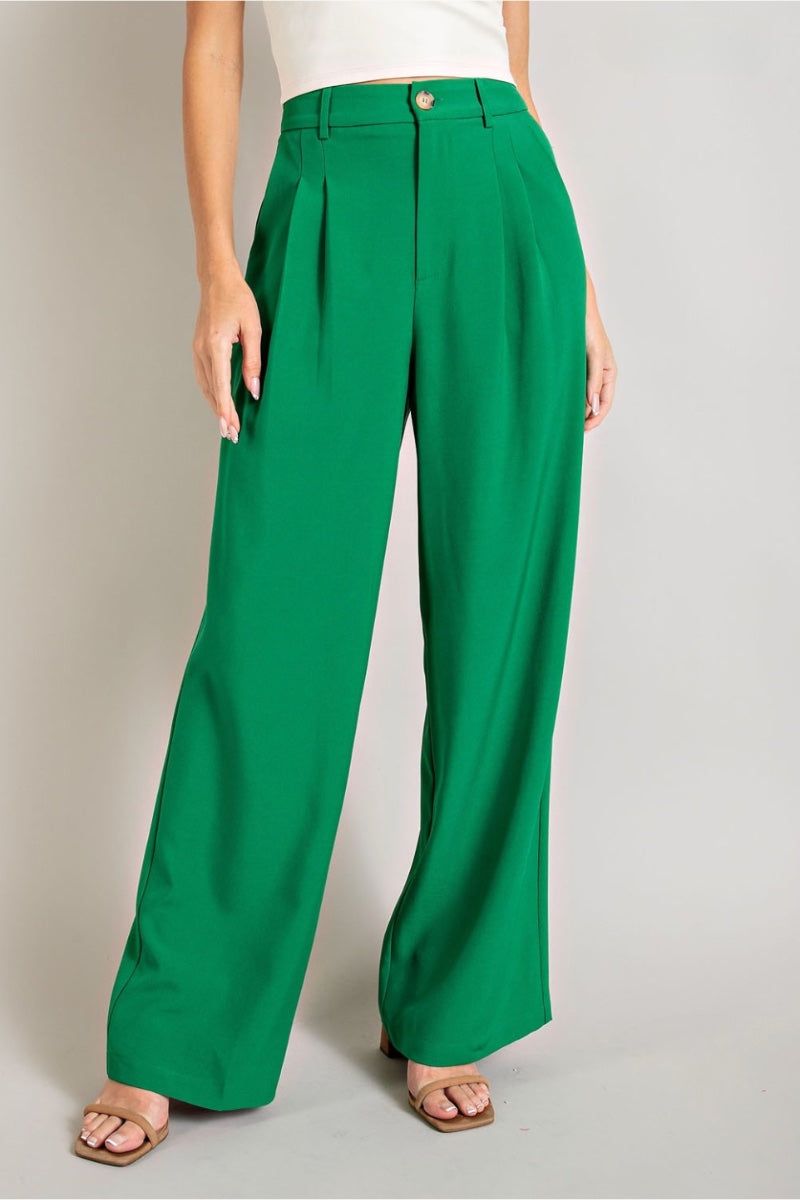 womens green pants