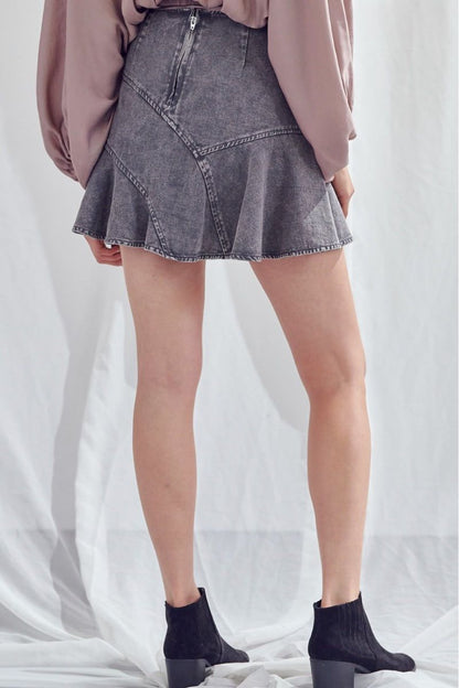 Jean Mini Skirt - LK’s Boutique