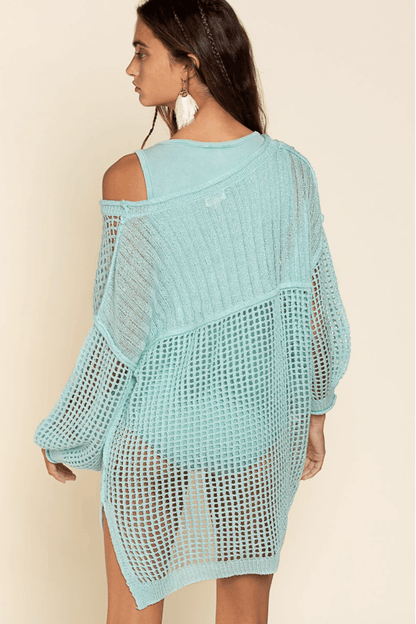 Short Mesh Cover Up - LK’s Boutique