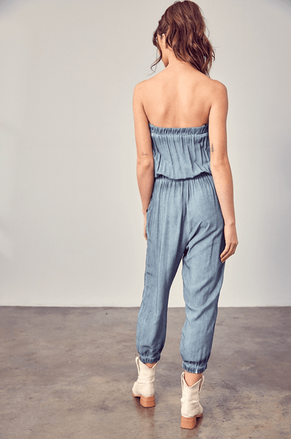 Strapless Jumpsuit - LK’s Boutique