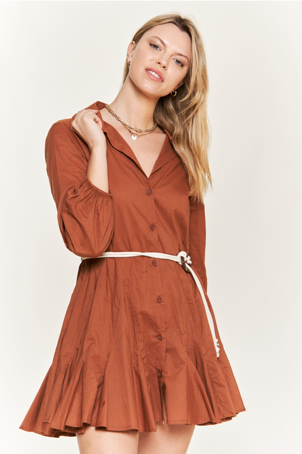 layered mini dress women