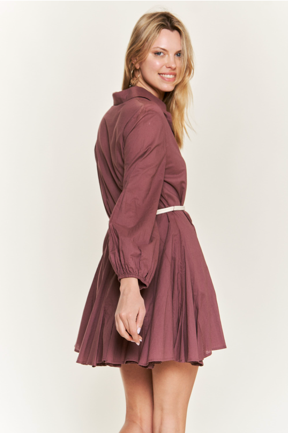 womens mini layered dress