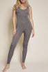 the softest workout bodysuit, gray Bamboo Bodysuit