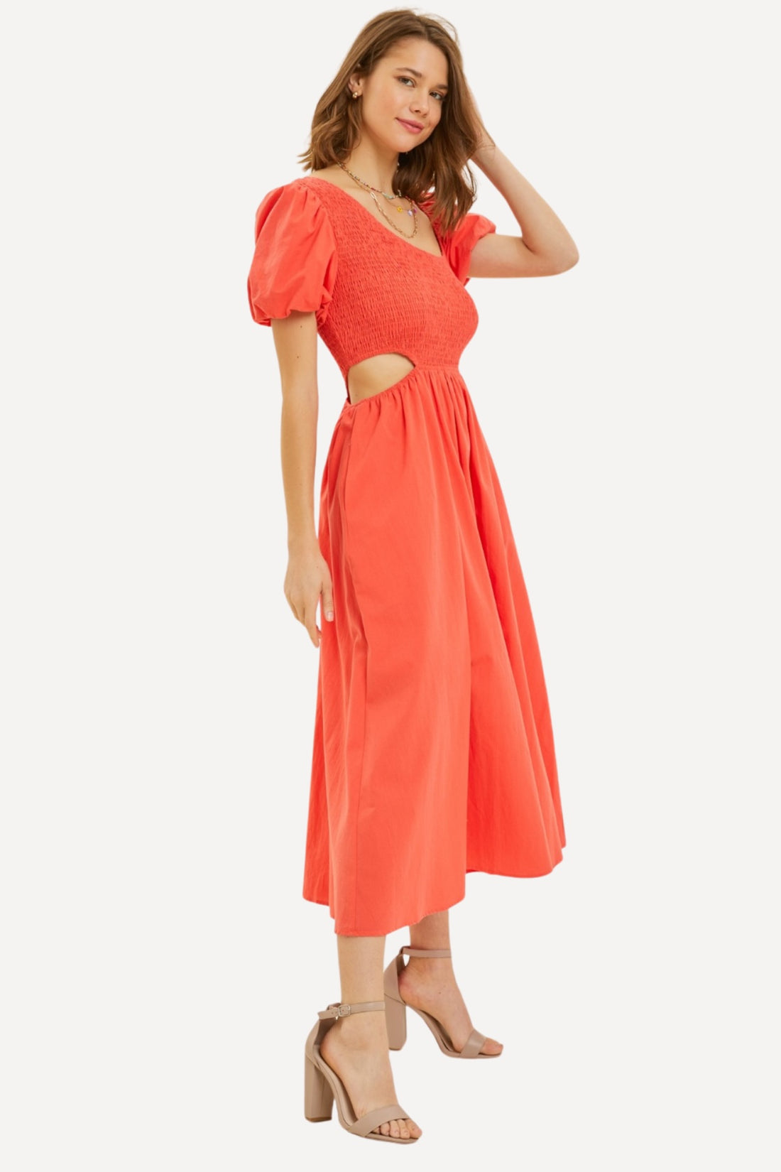 spring cutout dress, summer fashion