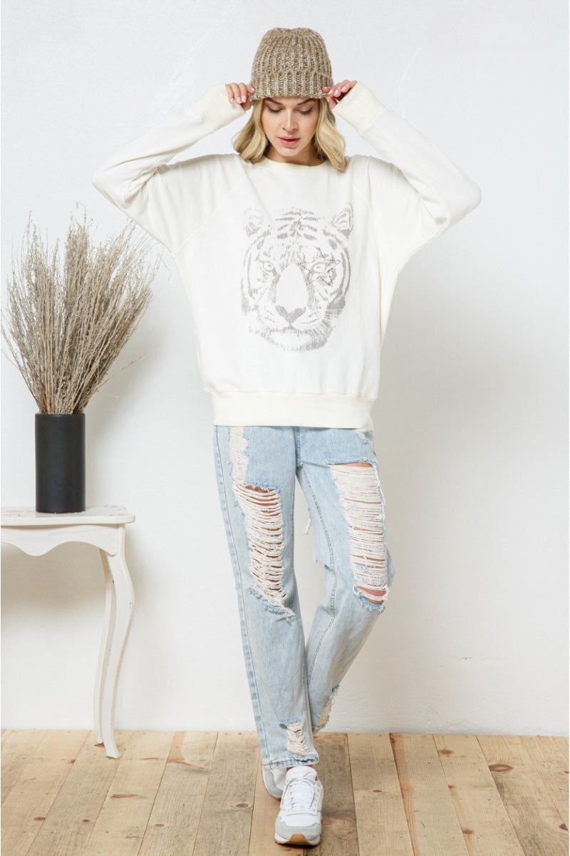 French Terry Graphic Sweatshirt