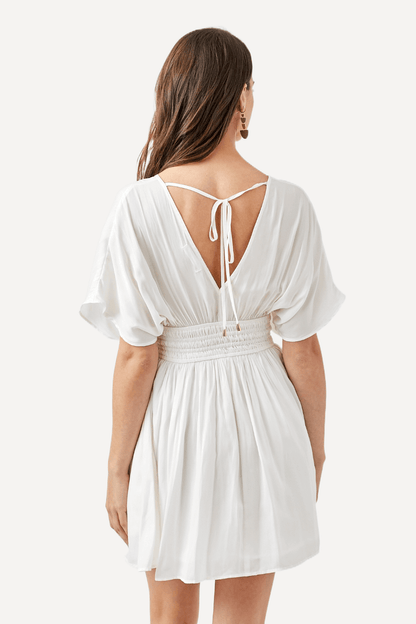 Baydoll Mini Dress with Smocked Waist - LK’s Boutique