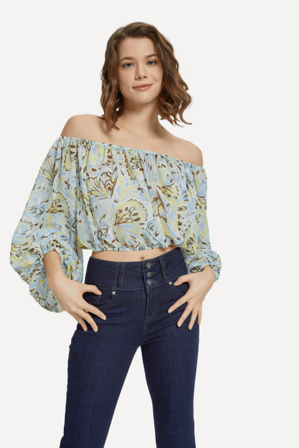 off shoulder floral top, Floral Cold Shoulder Top - LK’s Boutique