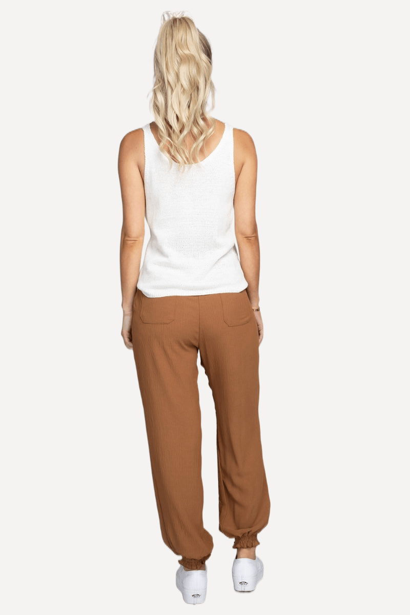 Jogger pants in Brown - LK’s Boutique