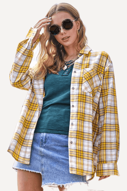 Flannel Plaid Shirt - LK’s Boutique