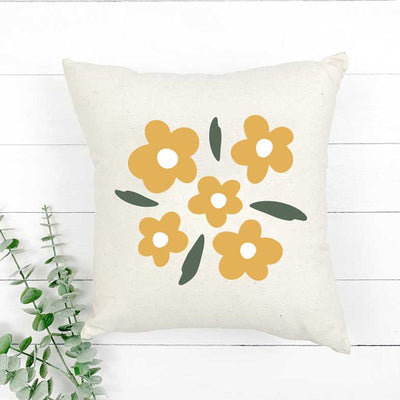 Yellow Daisies Pillow Cover - LK’s Boutique