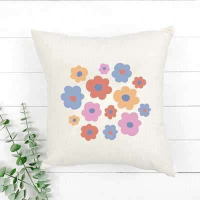 Colorful Daisies Pillow Cover - LK’s Boutique