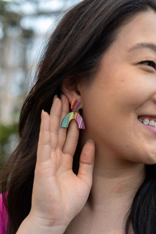 Rainbow Arch Earrings - LK’s Boutique