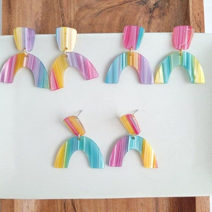Rainbow Arch Earrings - LK’s Boutique