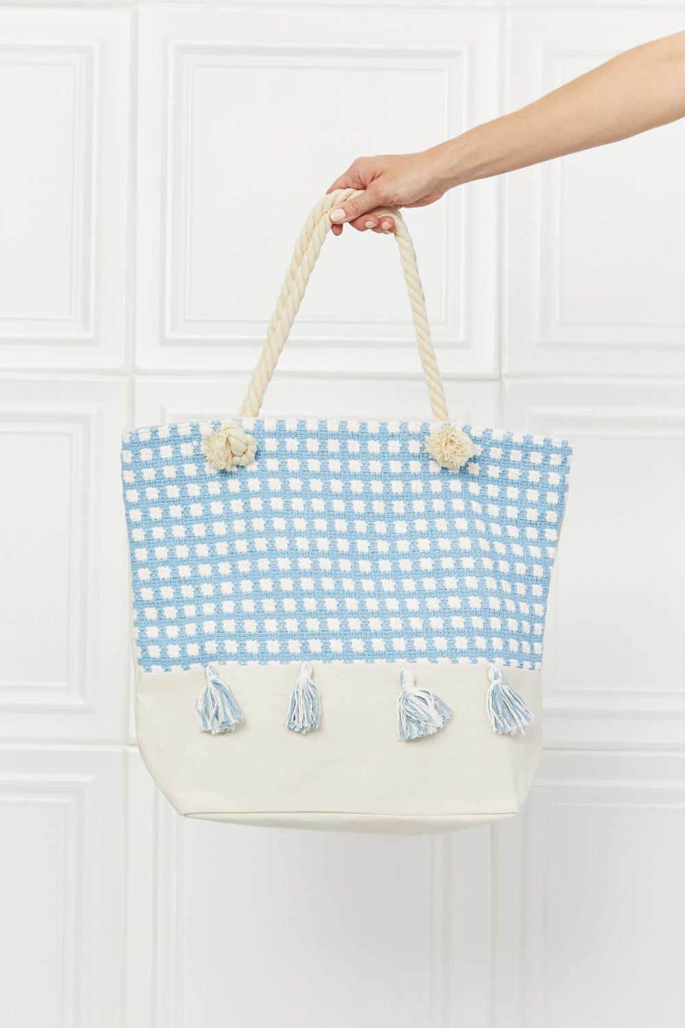 Picnic Date Tassel Tote Bag - LK’s Boutique