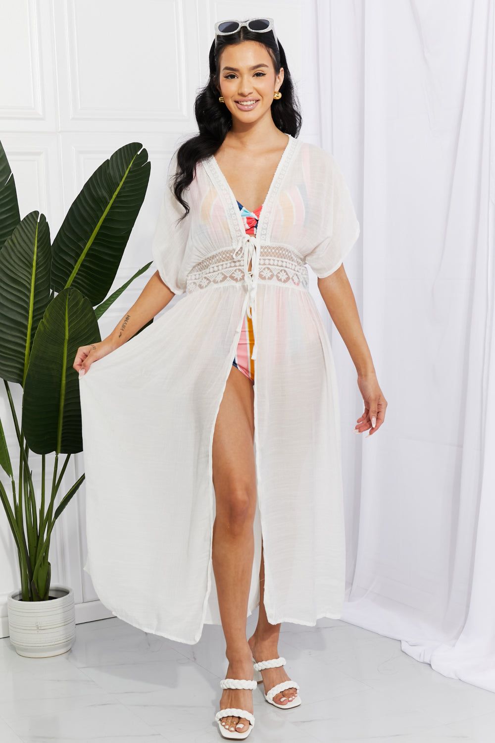 Goddess Tied Maxi Cover-Up - LK’s Boutique