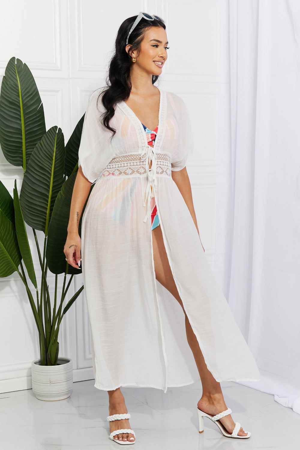 Goddess Tied Maxi Cover-Up - LK’s Boutique