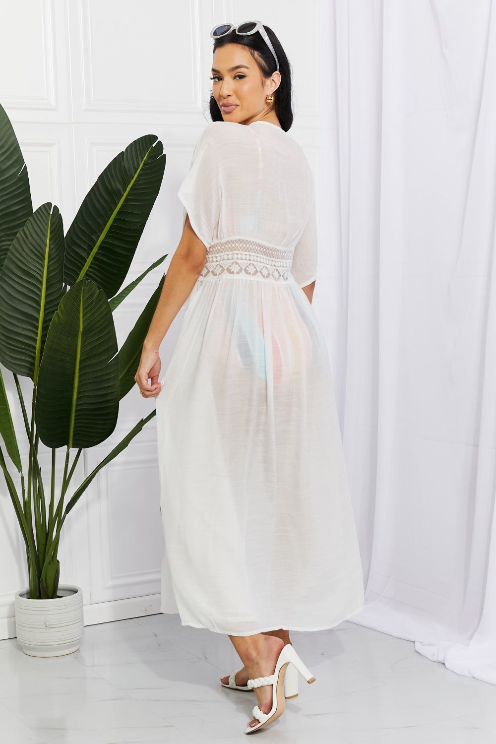 Goddess Tied Maxi Cover-Up - LK’s Boutique