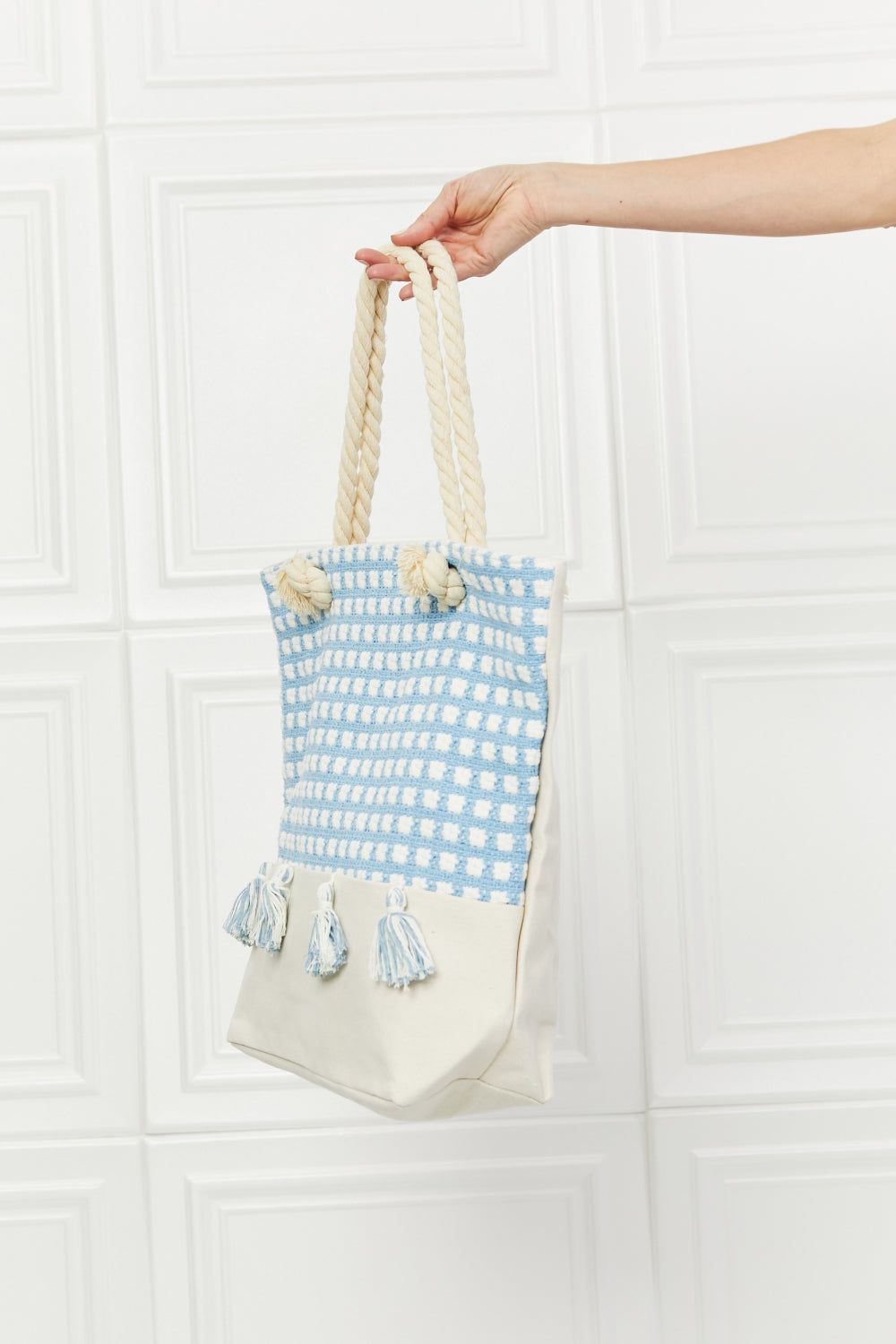 Picnic Date Tassel Tote Bag - LK’s Boutique